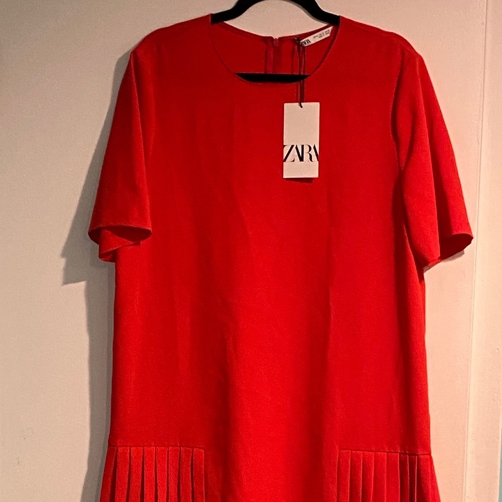 100% AUTHENTIC ZARA pleated dress